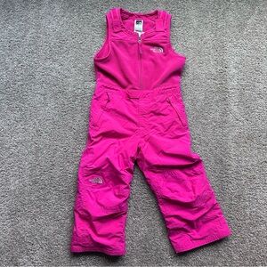 The North Face 4T Kids Pink Snow Bib